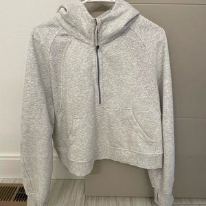 Lululemon Cropped Scuba Quarter Zip Hoodie